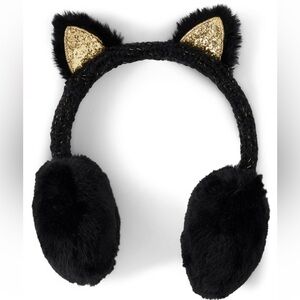 🖤 Girls Cat Ear Muffs - Black NWT ‼️FINAL SALE